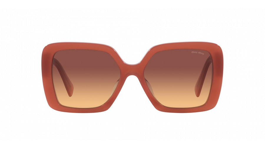 Sonnenbrille Miu Miu Glimpse MU 10YS 10M-07P 56-17 Cognac opal auf Lager