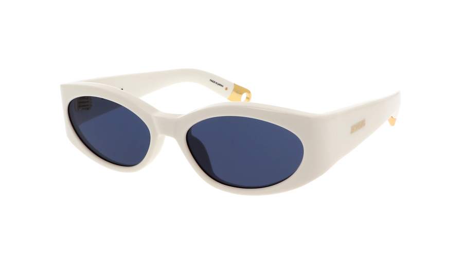Solbriller JACQUEMUS Ovalo JAC4C7SUN 55-17 Hvid