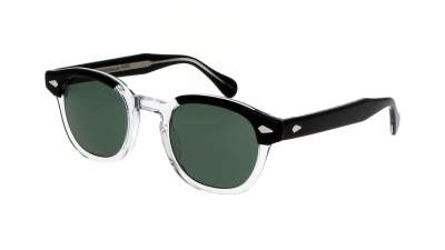 Moscot Lemtosh LEMTOSH SUN 46 BLACK CRYSTAL G15 Przezroczysty