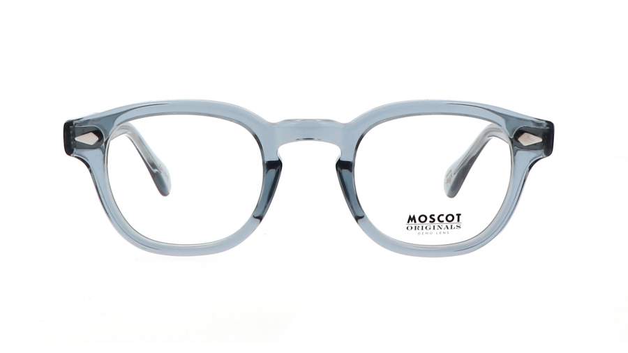 Brille Moscot LEMTOSH 44-24 LIGHT BLUE Durchsichtig Small auf Lager