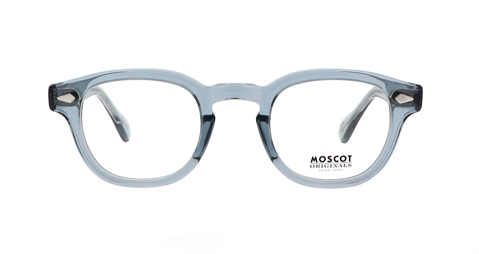 Lunettes de vue Moscot LEMTOSH 44-24 LIGHT BLUE Transparent Small en ...