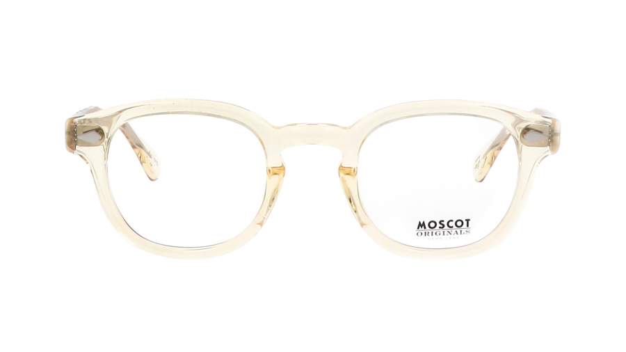 Brille Moscot LEMTOSH 46-24 FLESH Durchsichtig Medium auf Lager