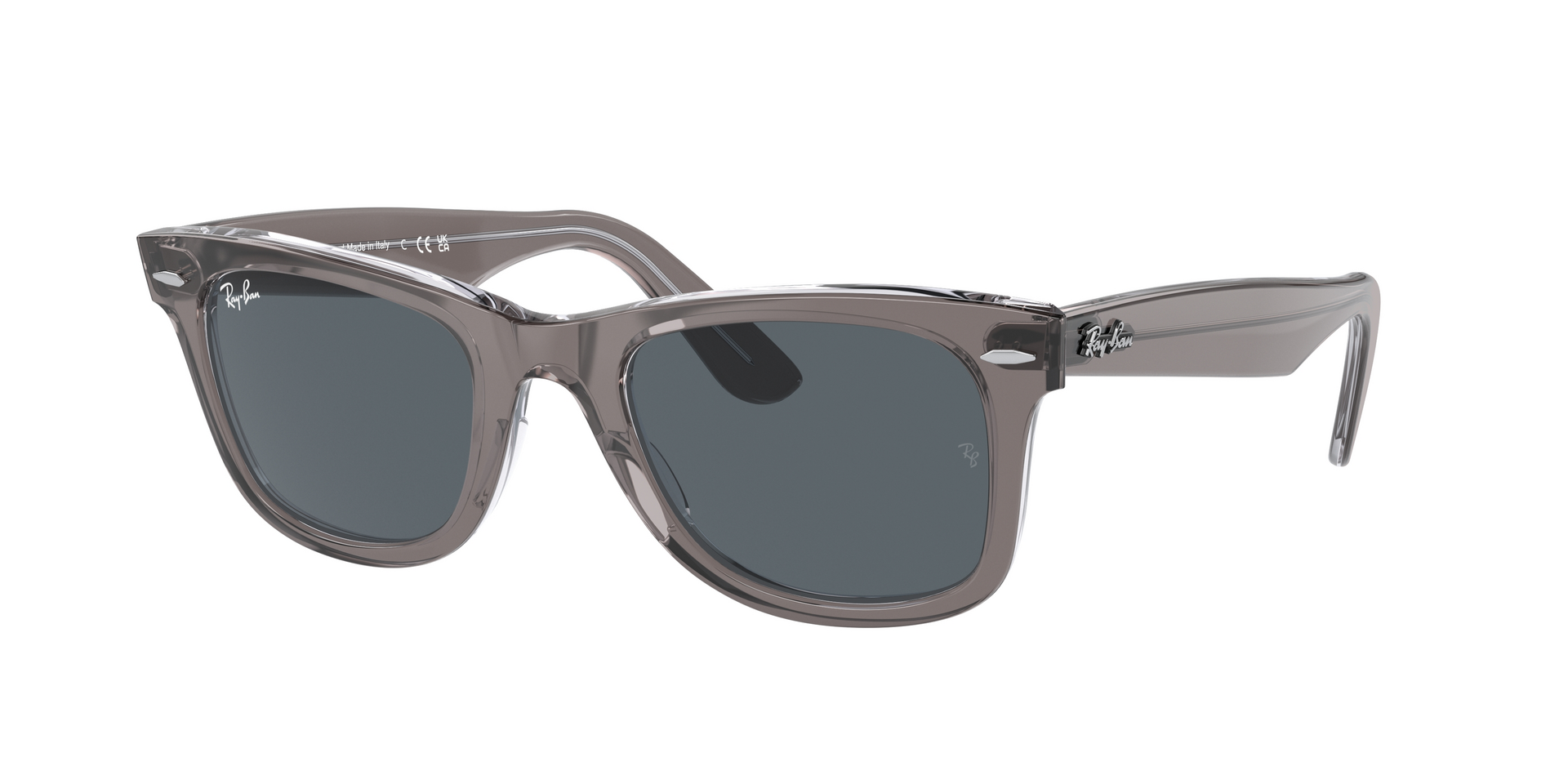 Sonnenbrille Ray-Ban Original wayfarer RB2140 1355/R5 54-18 Grey on ...