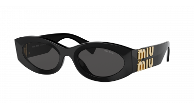 Sonnenbrille Miu Miu Glimpse MU 11WS 1AB5S0 54-21 Schwarz auf Lager