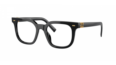 Brille Miu Miu MU 06XV 16K-1O1 49-20 Schwarz auf Lager