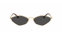 Miu Miu Logo MU 56ZS ZVN5S0 56-17 Pale Gold