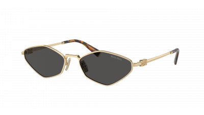 Miu Miu Logo MU 56ZS ZVN5S0 56-17 Pale Gold