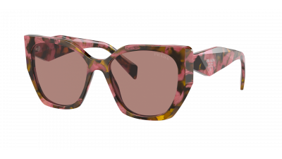 Lunettes de soleil Prada PR 19ZS 18N-10D 55-17 Tortoise Cognac Begonia en stock