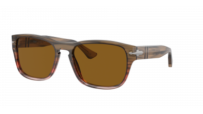 Lunettes de soleil Persol PO3341S 1206/33 55-19 Striped Brown Gradient Red en stock