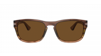 Persol PO3341S 1207/57 58-19 Striped Brown gradient green