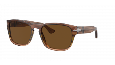 Lunettes de soleil Persol PO3341S 1207/57 58-19 Striped Brown gradient green en stock