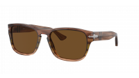 Persol PO3341S 1207/57 58-19 Striped Brown gradient green