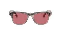 Ray-Ban Meta wayfarer RW4008 6705P5 53-22 Shiny Warm Stone