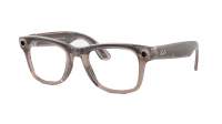 Ray-Ban Meta wayfarer RW4008 6705P5 53-22 Shiny Warm Stone