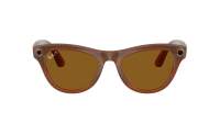 Ray-Ban Meta skyler RW4010 670683 52-20 Shiny Caramel