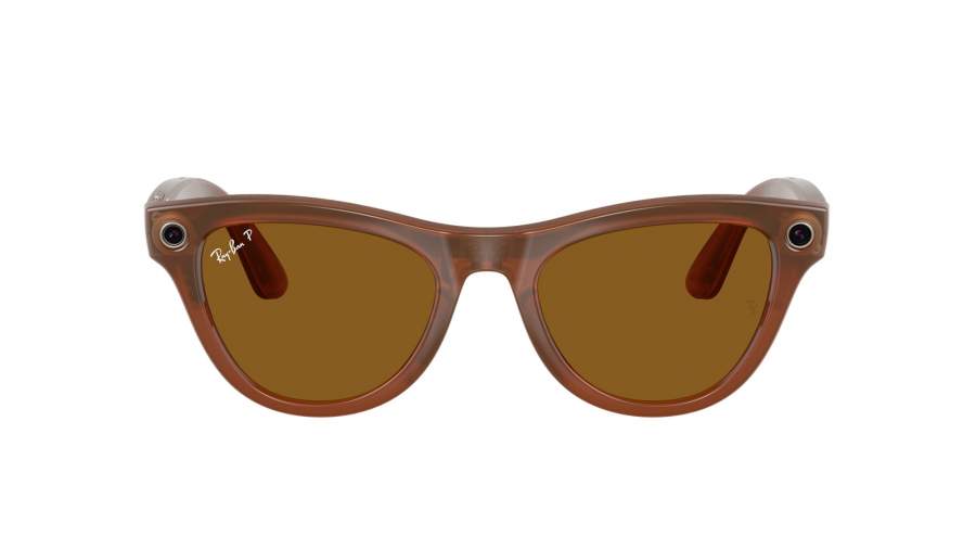 Sonnenbrille Ray-Ban Meta skyler RW4010 670683 52-20 Shiny Caramel auf Lager