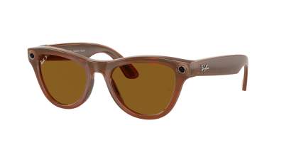 Sonnenbrille Ray-Ban Meta skyler RW4010 670683 52-20 Shiny Caramel auf Lager