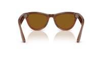 Ray-Ban Meta skyler RW4010 670683 52-20 Shiny Caramel