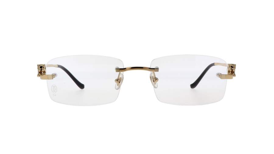 Lunettes de vue Cartier Core range CT0281O-001 54-18 Or en stock