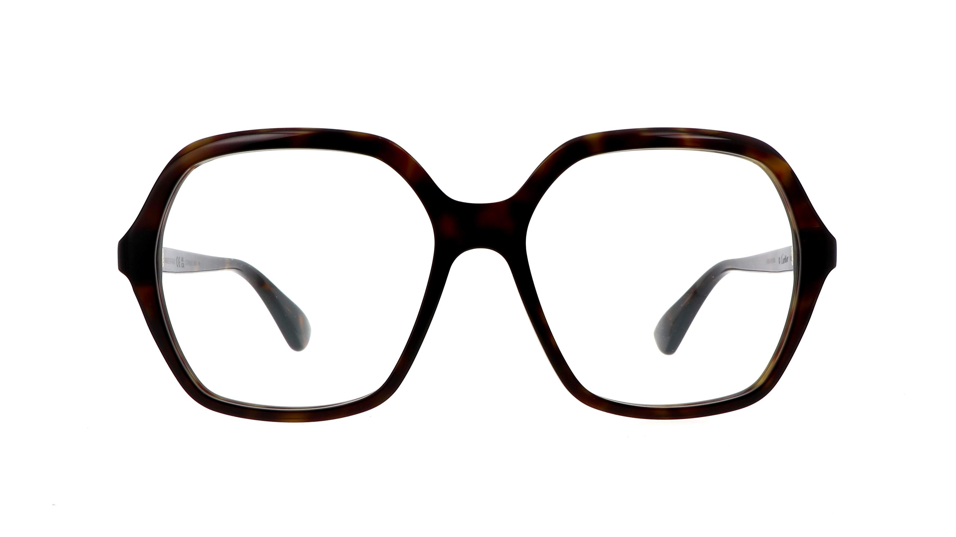 Lunettes De Vue Oversize Kaleos Bulsara 2 - 56 Mm, Noir Havane - Monture Acétate, Made In Italy