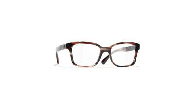 Brille CHANEL CH3451B 1727 51-17 Grey brown striped auf Lager