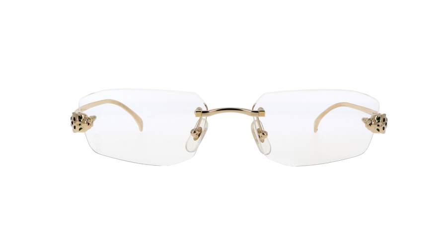 Lunettes de vue Cartier Exception CT0494O 001 Or en stock