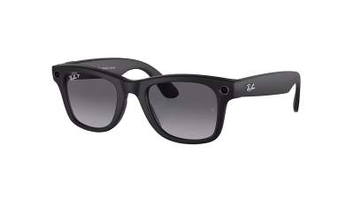 Sonnenbrille Ray-Ban Meta wayfarer RW4006 601/ST3 50-22 Schwarz auf Lager