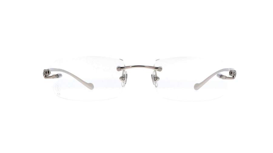 Lunettes de vue Cartier CT0061O 003 53-18 Argent Medium en stock