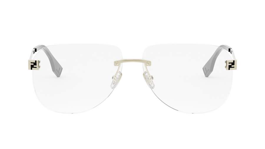 Lunettes de vue FENDI Sky FE50076U 032 61-13 Or en stock