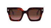 FENDI Roma FE40101I 54F 50-23 Red Havana