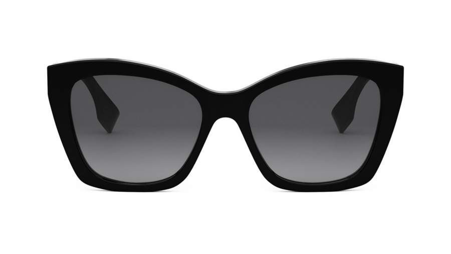 Lunettes de soleil FENDI Lettering FE40151I 01B 55-17 Noir en stock