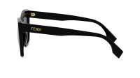 FENDI Lettering FE40151I 01B 55-17 Czarny