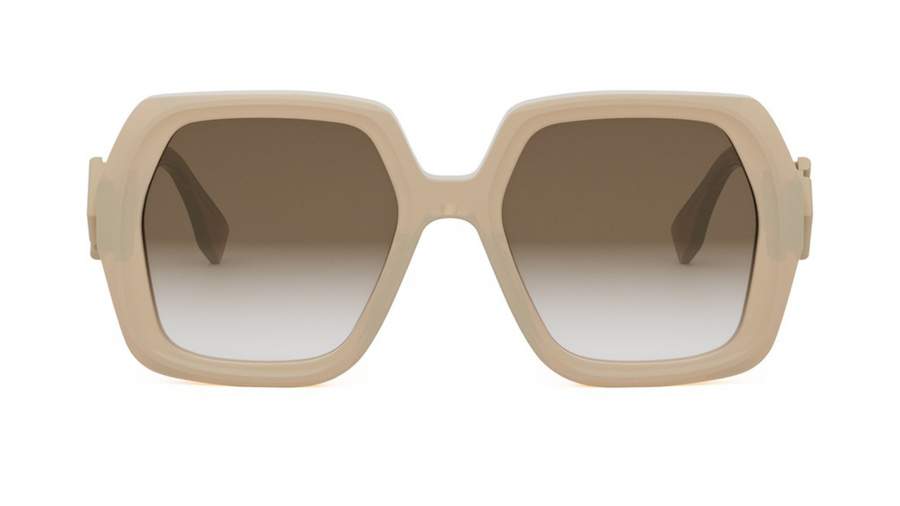 Lunettes de soleil FENDI Ff diamonds FE40139I 57F 53-19 Beige en stock