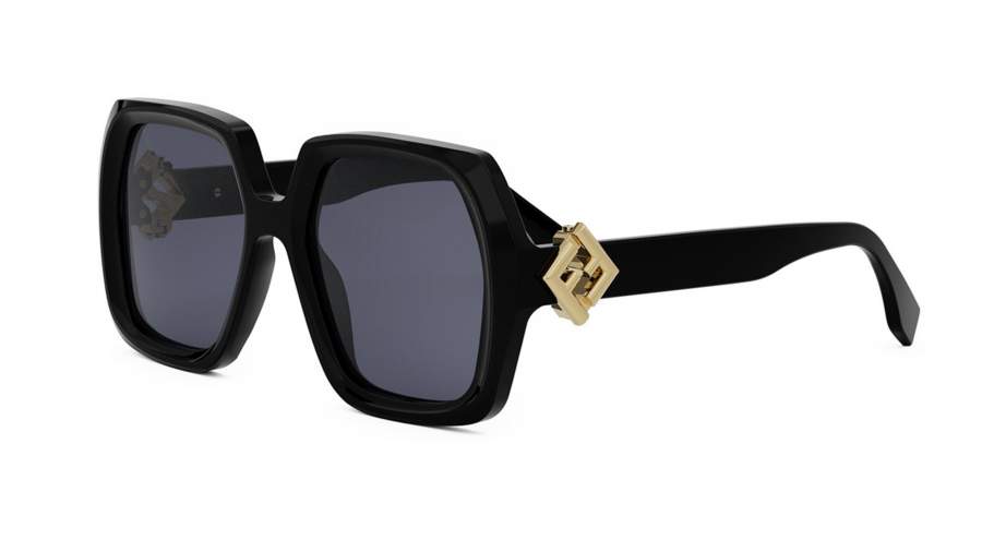 Okulary przeciwsłoneczne FENDI Ff diamonds FE40139I 01V 53-19 Czarny