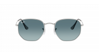 Ray-Ban Hexagonal Flat Lenses RB3548N 003/3M 51-21 Argento