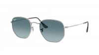 Ray-Ban Hexagonal Flat lenses RB3548N 003/3M 51-21 Srebrny