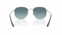 Ray-Ban Hexagonal Flat Lenses RB3548N 003/3M 51-21 Argento