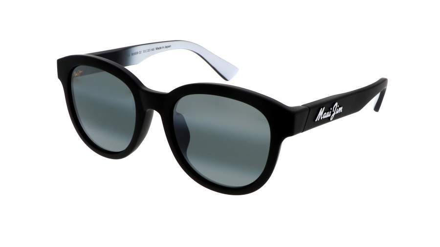 Lunettes de soleil Maui Jim Ihupani asian fit 658-02 53-20 Noir