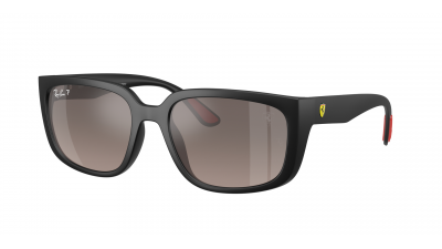 Sonnenbrille Ray-Ban Scuderia ferrari RB4443M 602/5J 57-19 Schwarz auf Lager