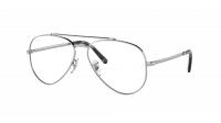 Ray-Ban New aviator RX3625V RB3625V 2501 58-14 Silver