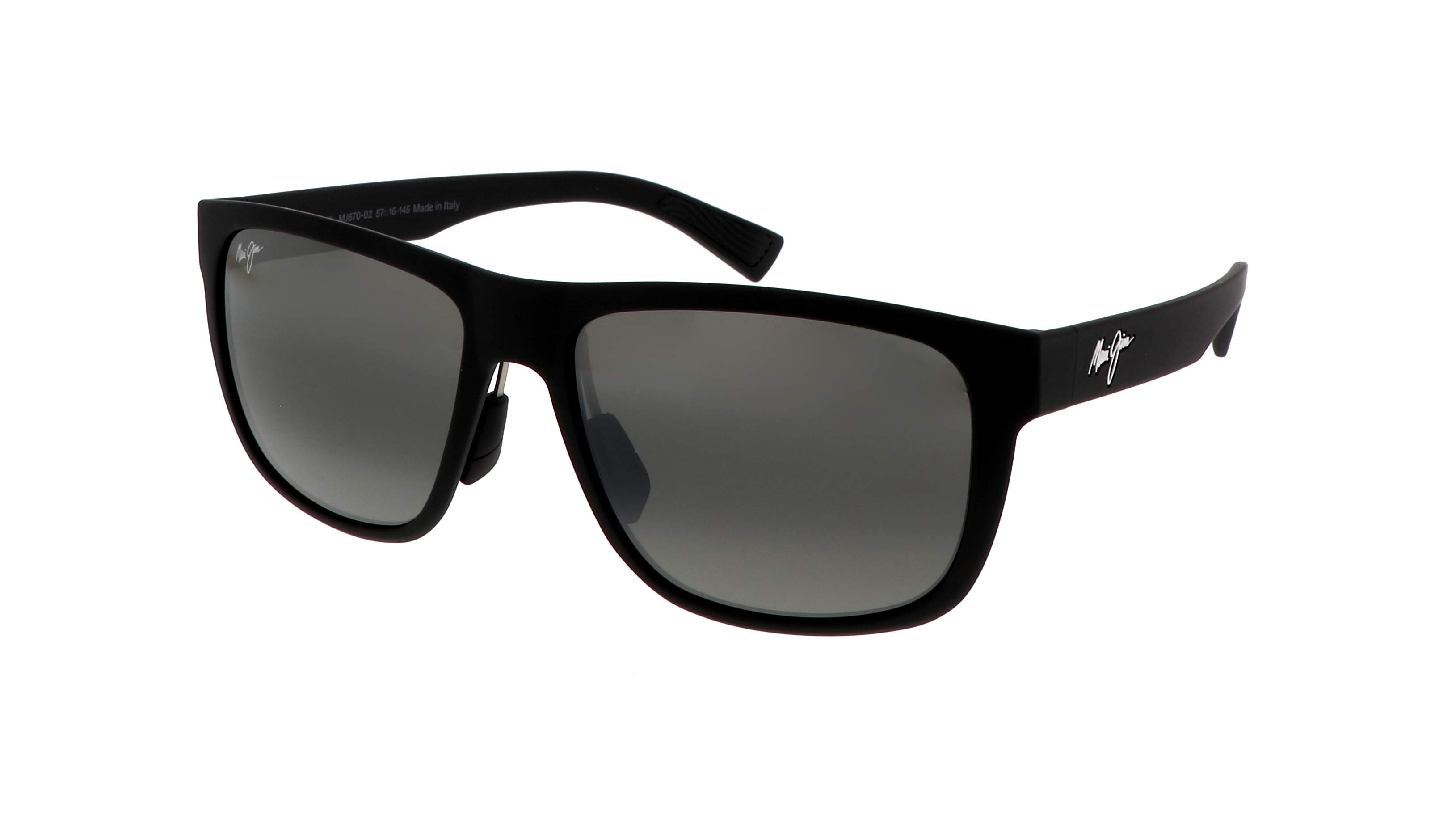 Sonnenbrille Maui Jim Puakea 670-02 57-16 Schwarz auf Lager | Visiofactory