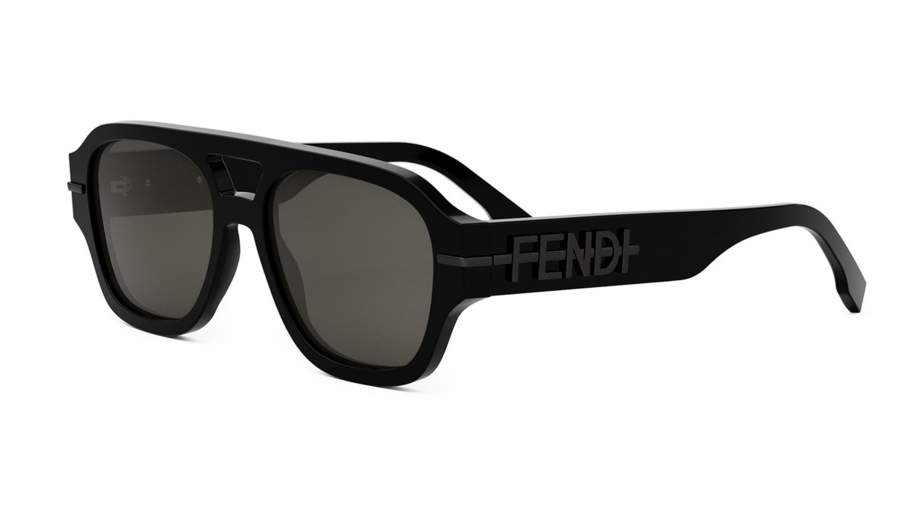 Okulary przeciwsłoneczne FENDI Fendigraphy FE40130I 01A 55-17 Czarny