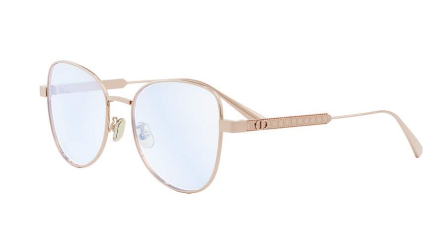 Gafas graduadas DIOR Cannage DIORCANNAGEO B1F E0BB 54-18 Or Rosé Opaque en stock