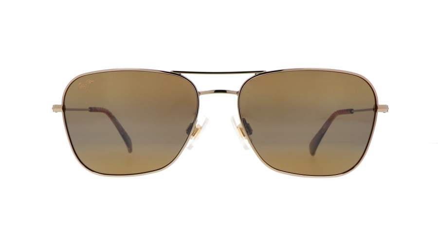 Sonnenbrille Maui Jim Naauao H675-16 58-16 Shiny Light Gold auf Lager