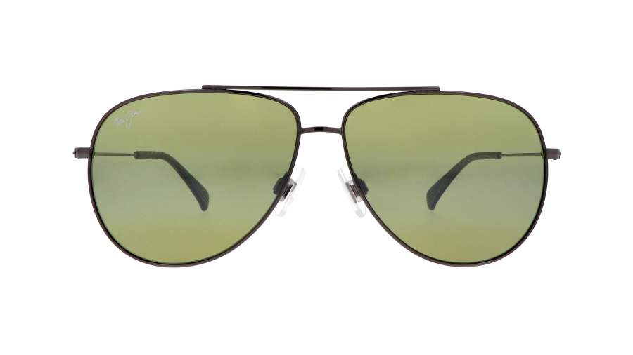 Sonnenbrille Maui Jim Hauoli HT665-17A 59-12 Shiny Dark Ruthenium auf Lager