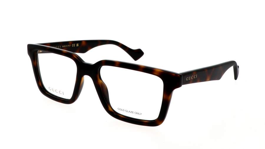 Okulary korekcyjne Gucci Lettering GG1729O 002 53-18 Żółw