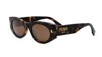 FENDI Roma FE40125I 55E 52-21 Tortoise