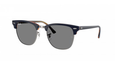 Lunettes de soleil Ray-Ban Clubmaster RB3016 1278/B1 49-21 Blue On Gunmetal en stock