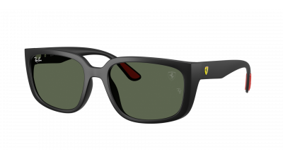 Sonnenbrille Ray-Ban Scuderia ferrari RB4443M F602/71 57-19 Schwarz auf Lager