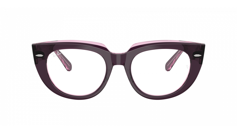 Brille Ray-Ban Doreen RX5586 RB5586 8364 50-19 Violet on transparent pink auf Lager